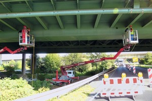  Die A1 Rheinbrücke Leverkusen beschäftigt Metzger Metallbau schon seit 2009. 