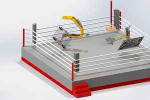  Auf der Messe: eT-Hover-allround, eT-Hover-loop und eT-Lift-mini. 
