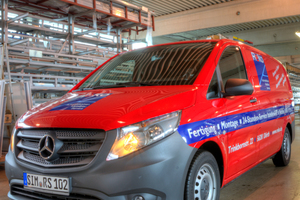  Die Servicetechniker von Reko sind deutschlandweit mit einem speziell ausgestatteten Vito unterwegs.  