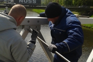  Bis auf Lagerplatten und Plattformen sind alle tragenden Teile verschraubt. 