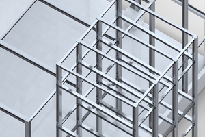  Der Stahlbau von Silo-Gebäude und Getreidehalle des Lagerhauses Perg wurde modern 3D-geplant. 