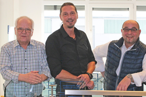  v.l.: Heinz-Diether Fuhrmann (Gebiet West), Markus Hof (Gebiet Süd-Ost) und Dietmar Hafner (Österreich und Schweiz). 