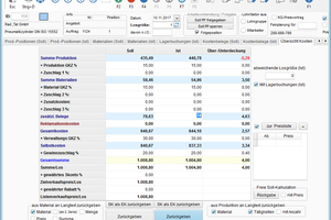 Bei der Kalkulation werden Soll- und Ist-Kosten gegenübergestellt. 