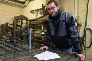  Paul Wuttge wechselte vom Maschinenbaustudium zur Ausbildung zum Metallbauer. 