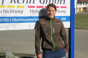  Metallbaumeisterin Birgit Renn. 