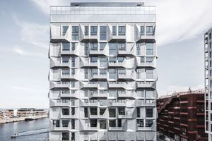  Den Global Galvanizing "Award Jury" erhielt die Fassade des 17-stöckigen Wohngebäudes in Kopenhagen - ehemals ein Getreidesilo. 