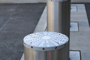  Mit automatischen Pollern können öffentliche Plätze flexibel für den Verkehr freigegeben werden. 