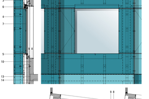  Ein Fassadenelement im Detail. 