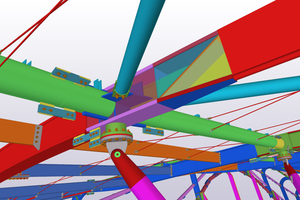  Das BIM Modell enthält alle notwendigen Informationen für Fertigung und Montage, einschließlich temporärer Bauteile. 