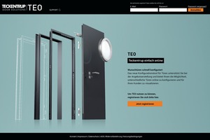  Das webbasierte Tool „TEO“ zur Türen- und Garagentorplanung.  