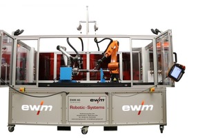  EWM möchte das Handwerk von den Vorteilen der Roboterschweißzellen überzeugen, mit denen sich ab Stückzahl 1 effizient fertigen lässt. 