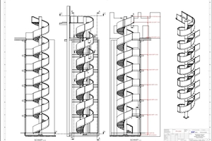  <div class="bildtext">Die Treppenkonstruktion hat Franz-Josef Kunze zunächst als 2D-Zeichnung entwickelt. </div> 