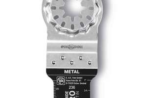  Das Sägeblatt E-Cut Carbide Pro BiM-TiN ist aufgrund der Titannitrid-Beschichtung robust und unempfindlich.  