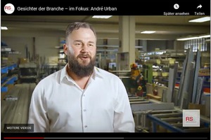  Spricht im Clip „Gesicher der Branche“ André Urban, Azubi im 2. Lehrjahr mit Flüchtlingsstatus aus Afghanistan.  