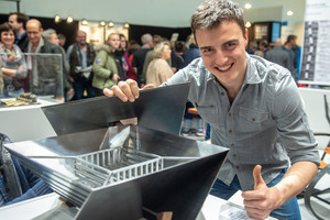  2. Platz: Anton Steinkohl vom Ausbildungsbetrieb Schlosserei Hackl. 