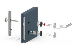  Außen Einbruchsicherheit ES 1 nach DIN 18257,  innen OGL-Garnituren mit dem ECO Click-System für eine Drückermontage ohne Werkzeug.  