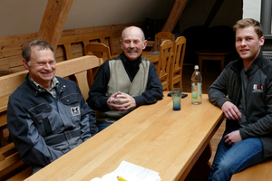  Das Unternehmen Fedlmeier ist ein klassischer Familienbetrieb: Hans Rainer Fedlmeier, Andreas sen. und Andreas jun. (v.l.). 