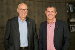  Helmut Hilzinger (l.) und Christian Bandle. 