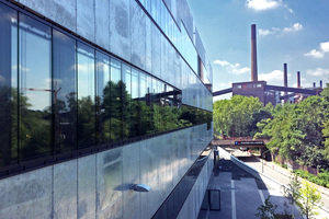  Preisträger Deutscher Fassadenpreis 2018: Die Vorgehängt Hinterlüftete Fassade der Folkwang Universität der Künste in Essen – MGF Architekten, Stuttgart. 