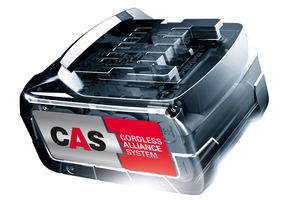  Der CAS-Akku kann inzwischen in ca. 130 Werkzeugen von 13 Herstellern eingesetzt werden. 