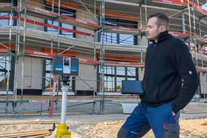  Metallbauunternehmer Bastian Wilmer ließ sich von zwei Aufträgen ermutigen,  einen 3D-Laserscanner anzuschaffen. Er ist begeistert. 