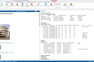  Screenshot mit Projektdarstellung. 