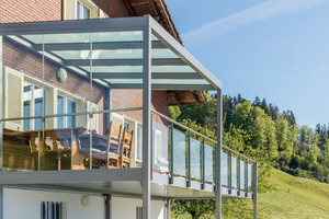  <div class="bildtext">Der Metallbaubetrieb Keller in Dallenwil setzt das WK-Bellavista Balkonsystem bei Um- und Neubauten um.</div> 