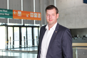  Sebastian Schmid, Abteilungsleiter Technologie bei der Messe Stuttgart. 