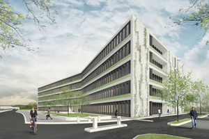  <div class="bildtext">Das Landesuntersuchungsamt in Koblenz wurde vom Architekturbüro Sweco in Berlin mit einem Bauvolumen von 70 Mio. Euro projektiert.</div> 