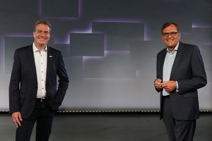  v.l.: Henk Becker, Vorsitzender des Bereichsvorstands von Bosch Power Tools und Dr. Christoph Weiß, CEO der Fein Gruppe.  