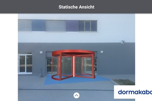  Mit der Augmented Reality-App 3D Entrance können reale Eingangssituationen mit aktuellen Produkten von dormakaba visualisiert werden. So lassen sich Vorstellungen der Kunden und Leistungen relativ gut abgleichen. 