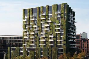  Die Fassadenbegrünung AF UDC 80 Green Façade hat nachhaltige positive Effekte auf die Umwelt und die Lebensqualität in Städten.  