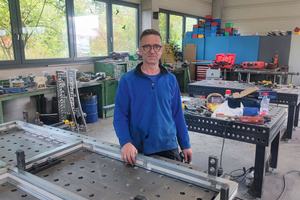  Rund 8.000 Euro hat Metallbauunternehmer Tobias Schrod in die CE-WPK für Feuerschutz-Außentüren investiert. 