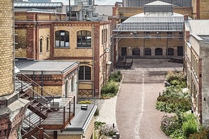  Oberste Prämisse für die Sanierung der sieben Brau-ereigebäude war es, den bauzeitlichen Charakter des Ensembles zu bewahren. 