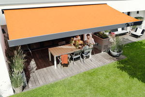  Die Markisenkollektion wurde in einer Kooperation des Weinor Design Studios mit Parà Tempotest entwickelt.  