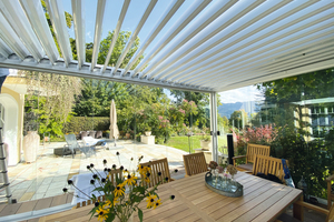  <div class="bildtext">Lamellendächer sind ein relativ neuer Trend im Sonnenschutz-Markt.</div> 