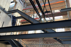  Das Treppenhaus für das Alte Wasserwerk ist ein Beispiel, wie Janssen Stahlbau im Sinne der Industriekultur umsetzt. 