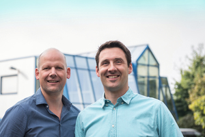  Michael Wahl (links) und Patrick Steverding (rechts) führen gemeinsam die Geschäfte der Firma Steverding.  