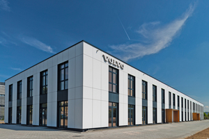  Das Volvo-Zentrum in Dietzenbach besteht aus ca. 90 Raummodulen. 