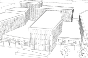  Um vier Gebäude wurden die Räumlichkeiten der Uni und FH in Krems erweitert. Der Neubau erhält das Gütesiegel „klimaaktiv“. 