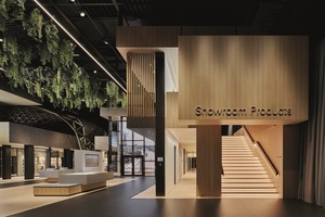 Das Welcome Forum, ein Showroom auf über 4.500 m² Fläche, war ein Projekt der umfangreichen Baumaßnahmen seit 2016. 