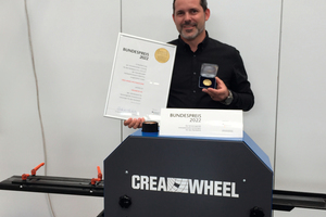  Der Schweizer Mario Weber, Geschäftsführer von CreaMetal und Erfinder der prämierten Crea-Wheel (siehe metallbau 4/2022). 