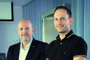  v.l.: Geschäftsführer Gerhard Haidinger und Jochen Neubauer, der bei GIG die Technische Leitung innehat. 
