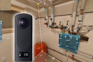  In Verbindung mit 3D-Kameras ermöglichen neue Aufmaß-Apps eine fotografische und geometrische Raumerfassung in Sekunden. 