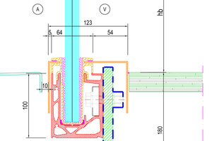  Die Unterkonstruktion des GM Railing Double Side besteht aus einem U-Profil, in das das vorgefertigte Glaselement eigeklebt wird. 