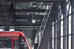  Bislang hatten 28 Trams in der ­Garage Platz, nach Fertigstellung des aktuellen Bauabschnitts können  60 Trams sicher abgestellt werden. 