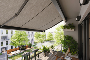  Mit schlanken Profilen und kubischer Optik wurde Smaila für Balkone und Terrassen moderner ­Fassadenansichten entwickelt. 