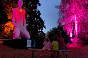  Die Lichtskulptur Breathe! von MAP-Eventdesign Markus Hofer erhielt in der Kategorie Metallgestaltung eine Anerkennung. 