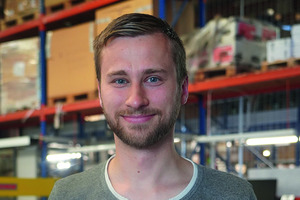  Dominik Zschintzsch arbeitet als gelernter Feinwerkmechaniker und Techniker Maschinenbau für Wirth Metallbau. 