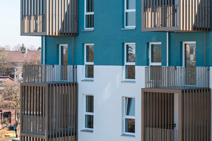  Die Monteure von Spittelmeister haben täglich acht bis zehn Balkone an den Mehrfamilienhäusern in München-Harthof befestigt. 